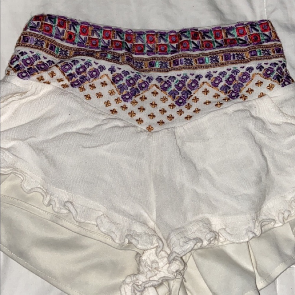 White shorts that flow